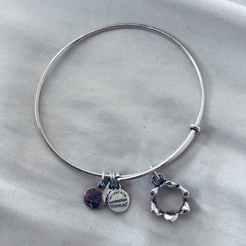 Alex and Ani Silver Queen’s Crown bangle